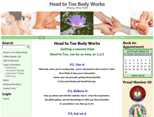 Tablet Screenshot of headtotoe123.com